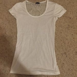 White Lace Tee